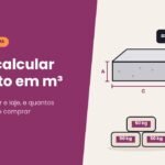 Bloco de concreto com medidas, sacos de cimento e betoneira: como calcular concreto em m³