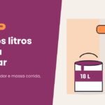 Lata de tinta de 18 litros e rolo de pintura: como calcular quantos litros de tinta comprar