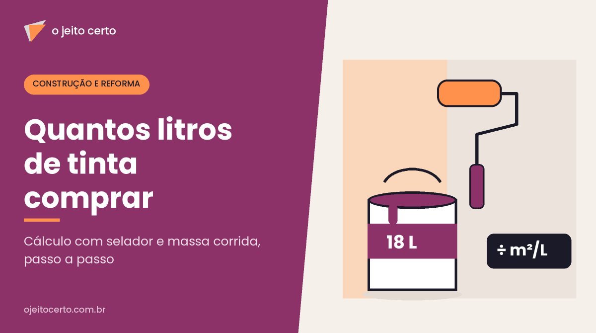 Como calcular quantos litros de tinta comprar (com selador e massa corrida)