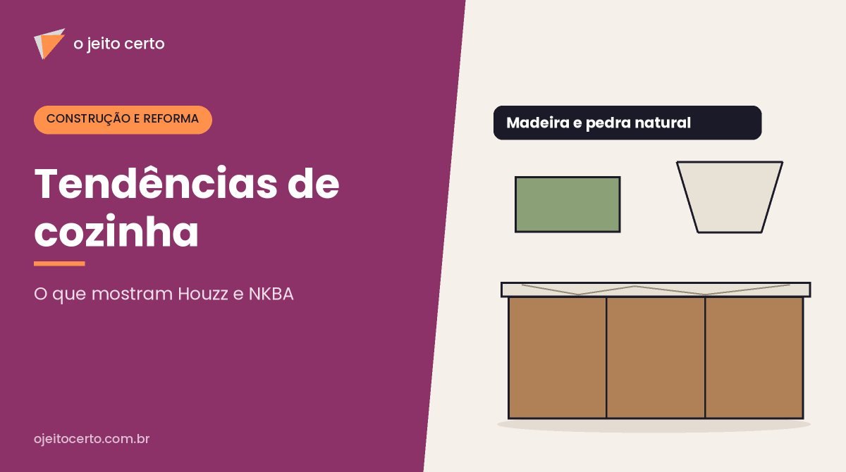 Tendências de cozinha 2026 e 2027: o que mostram Houzz e NKBA