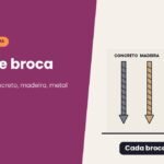 Tipos de broca para concreto, madeira, metal e azulejo